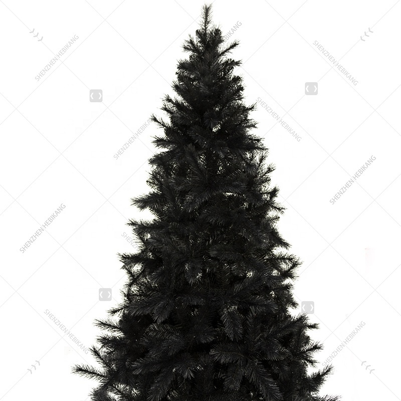 Customized high quality green white snow-falling black Artificial Christmas tree Artificial PVC PE Pink Christmas Tree