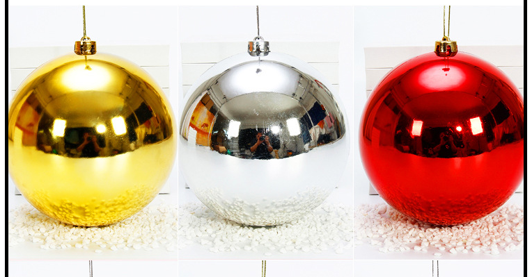 20cm 25cm 30cm 35cm 40cm 45 cm 50cm 60cm extra large hanging Christmas Ball bauble Ornament  hotel shopping mall decoration