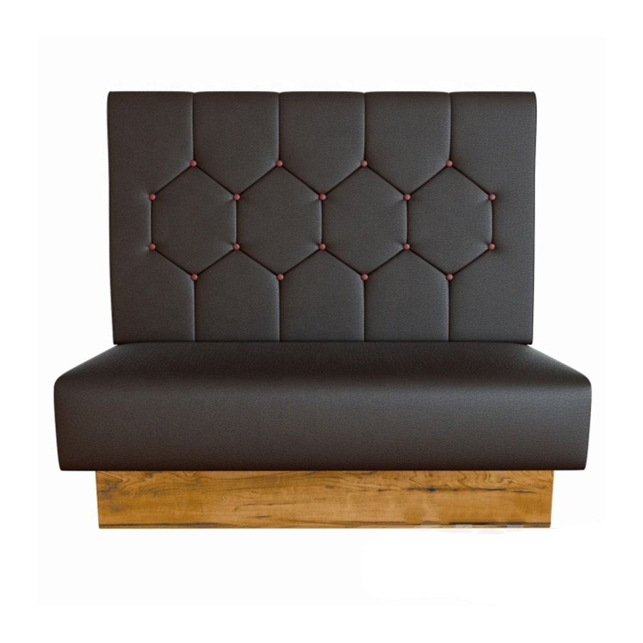 Leather Cafe Restaurant Booth Cushions Modern Restaurant Booth Seating