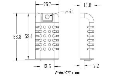 AM2302 DHT22 digital temperature and humidity sensor AM2302B