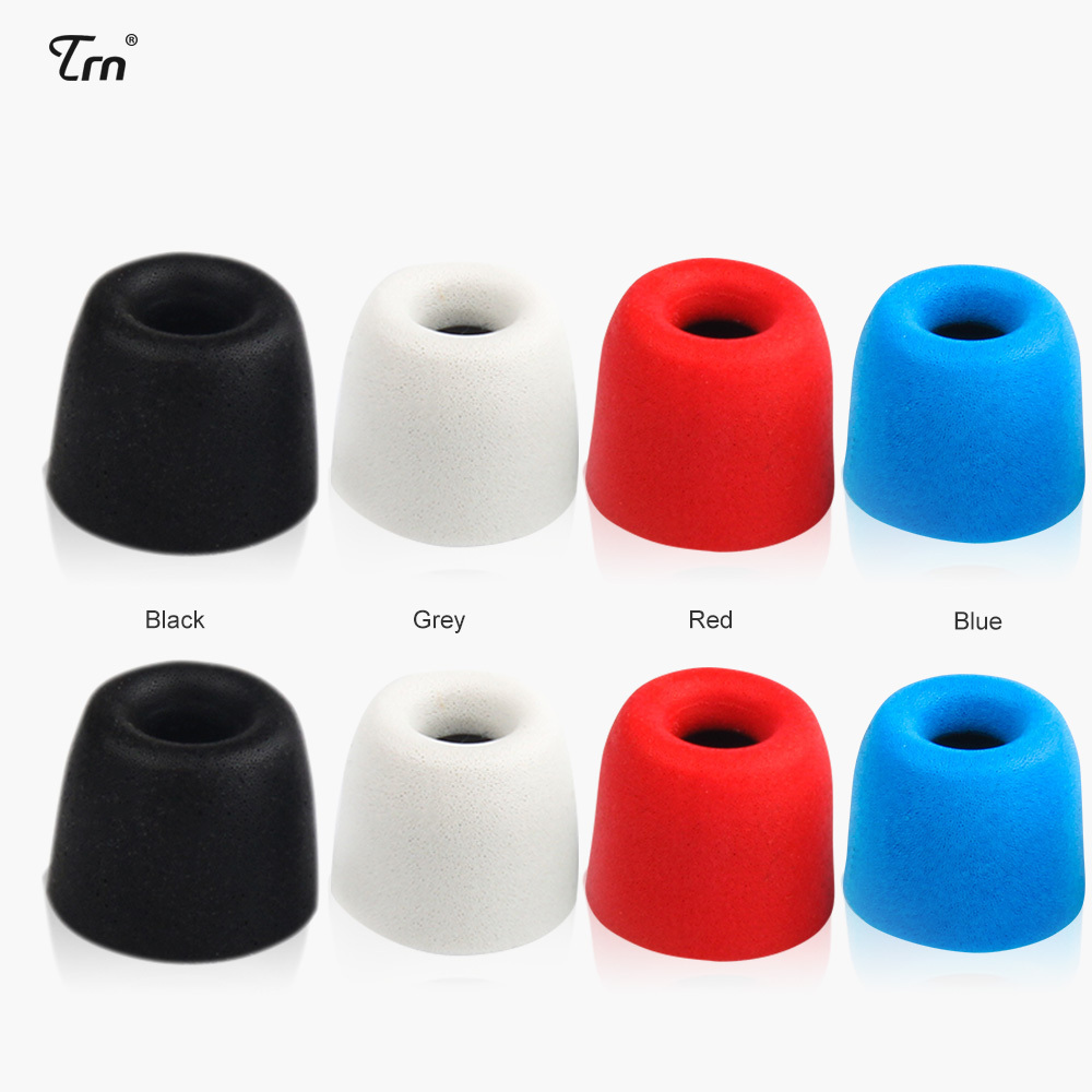 TRN Premium Noise Isolating In Ear Earphone Memory Foam Earbuds Ear Tips