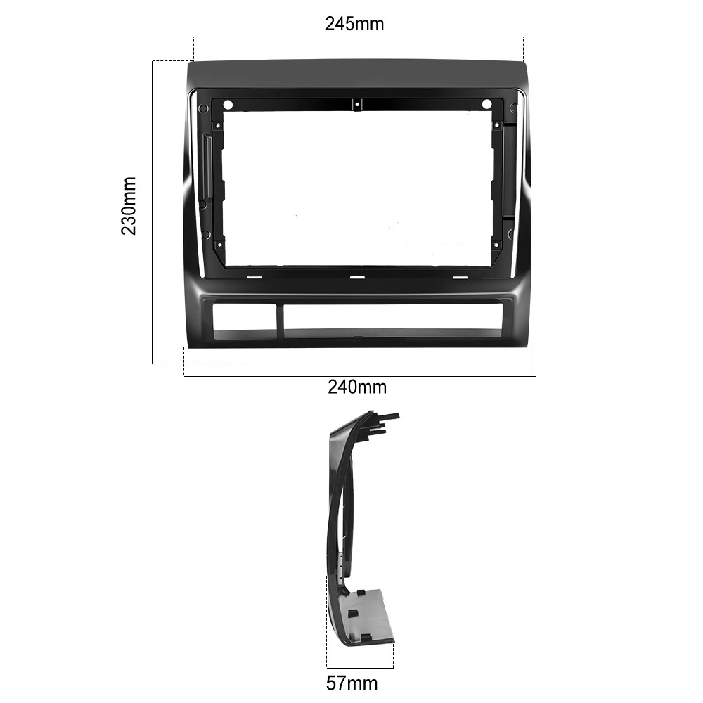 Henmall 9 Inch Double Din For Toyota Tacoma 2005-2013 Car Radio Fascia Panel Car DVD Player Accessories OEM Factory