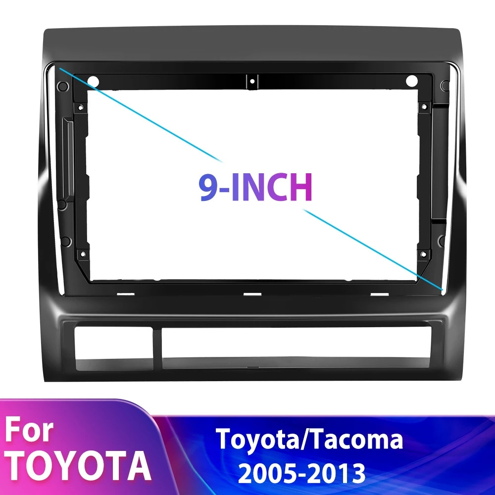 Henmall 9 Inch Double Din For Toyota Tacoma 2005-2013 Car Radio Fascia Panel Car DVD Player Accessories OEM Factory