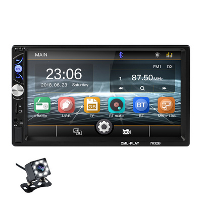 7032B 2 din Car Radio 7" HD Autoradio Multimedia Player Touch Screen Auto audio Car Stereo MP5 BT USB TF FM Camera