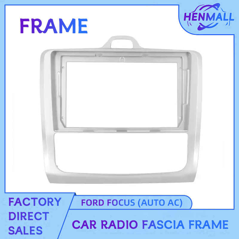 Henmall Car GPS Navigation Stereo For FORD Focus 2004-2011 AT Radio Fascias Panel Frame Fit 2 Din In Dash Headunit Screen Stereo