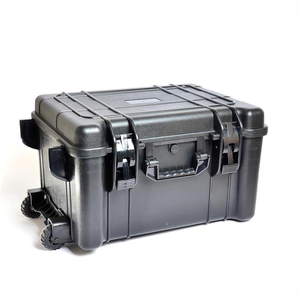 ABS Universal Waterproof Case Suitcase Plastic Hard Case Tool Box With Wheels