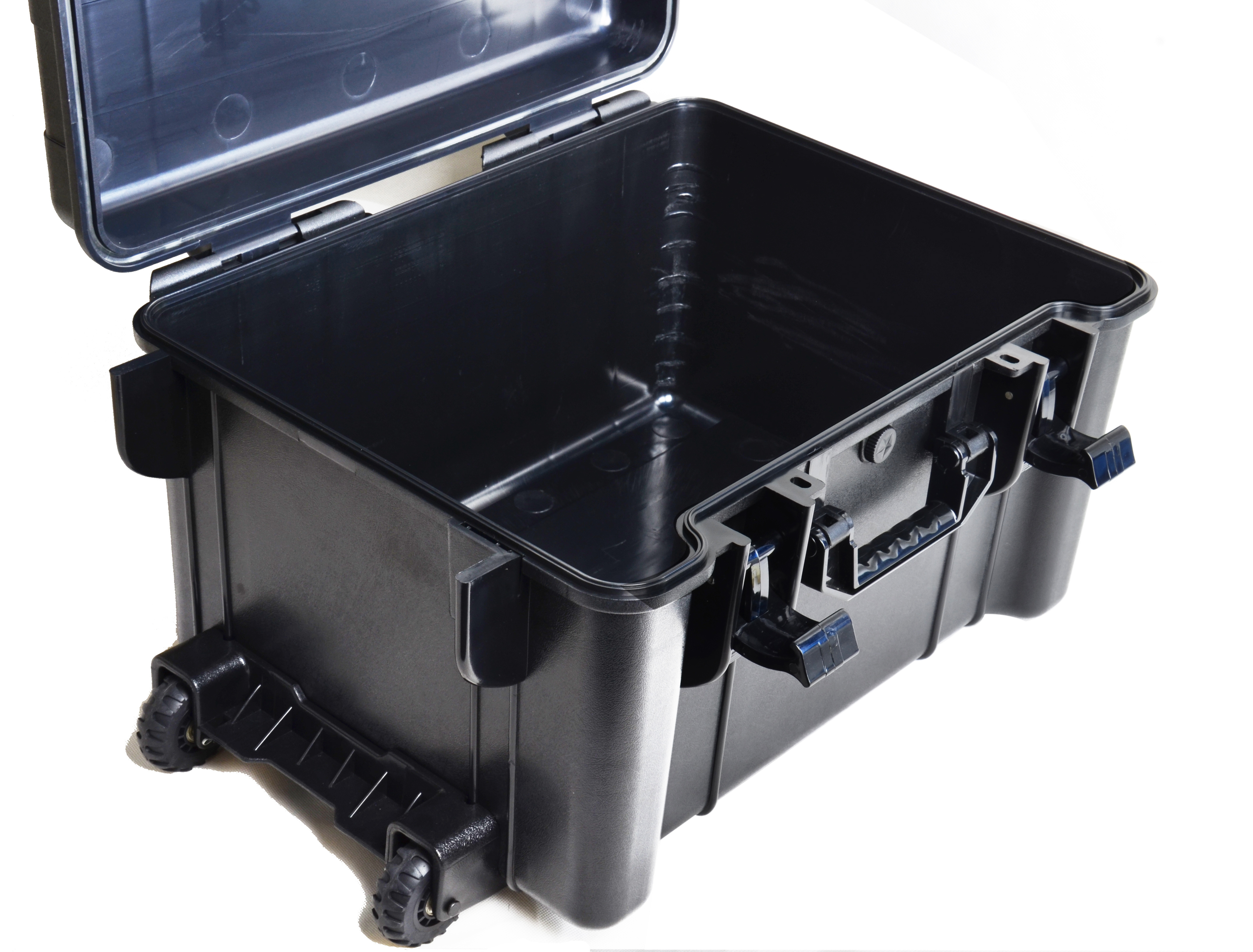 ABS Universal Waterproof Case Suitcase Plastic Hard Case Tool Box With Wheels