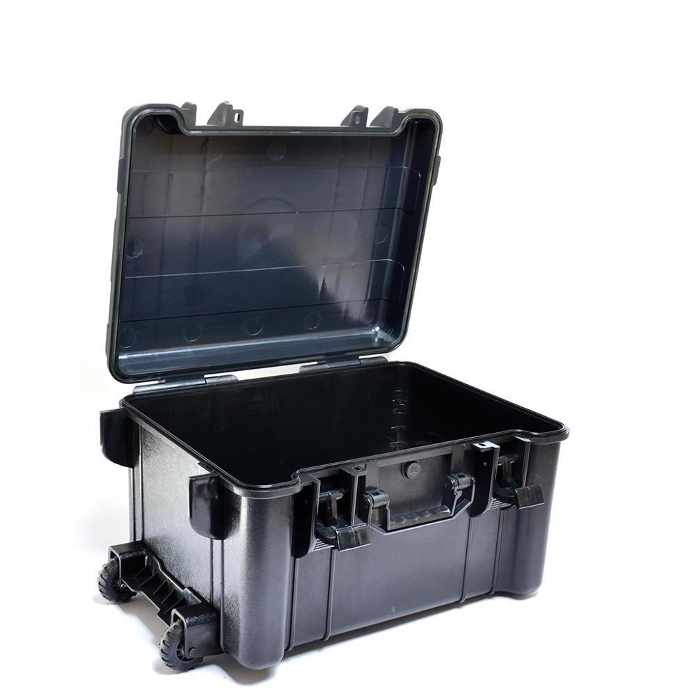 ABS Universal Waterproof Case Suitcase Plastic Hard Case Tool Box With Wheels