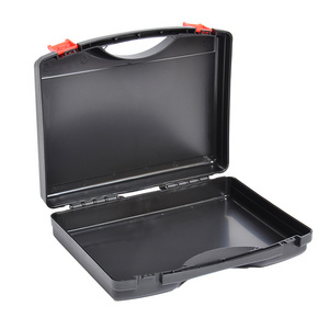 Equipment Foam Protective With Handle Plasticbriefcase Hard Small Black Portable Carrying Case