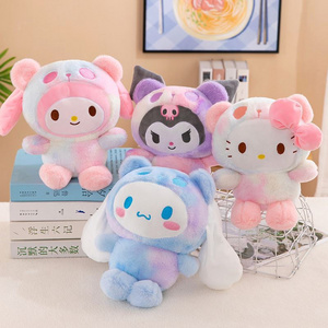 Sanrioe Japan Figure Stuffed Plush Toys Kuromi Plush My Melody Mini Kawaii Sanrioe Kitten Plush Keychain Wholesale