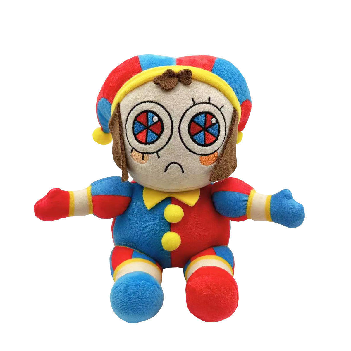 New Design The Amazing Digital Circus Plush Toy Cartoon Anime Theater Joker Pomni Jax Digital Circus Stuffed Doll