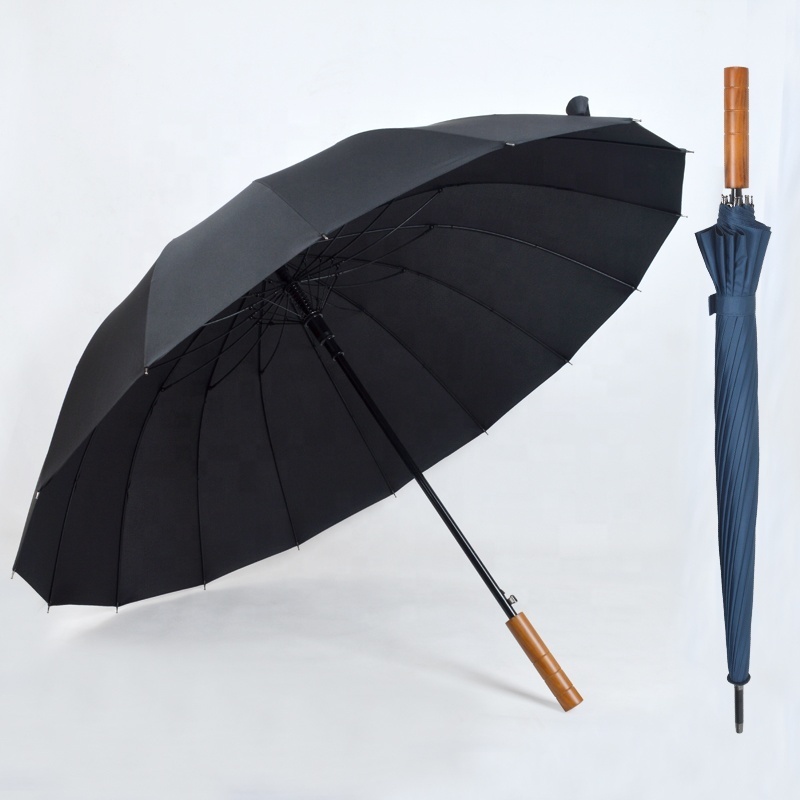 Best Selling Fiberglass Support 120 Cm Open Diameter Under Umbrella Wood Handle Custom Umbrella