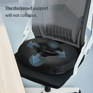 Hesen Pressure Relief Seat Cushion for Office Chair Memory Foam Filling Orthopedic Seat Cushion