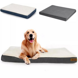 Soft Luxury Waterproof Orthopedic Memory Foam Washable Cushion Cover Pet Dog Bed