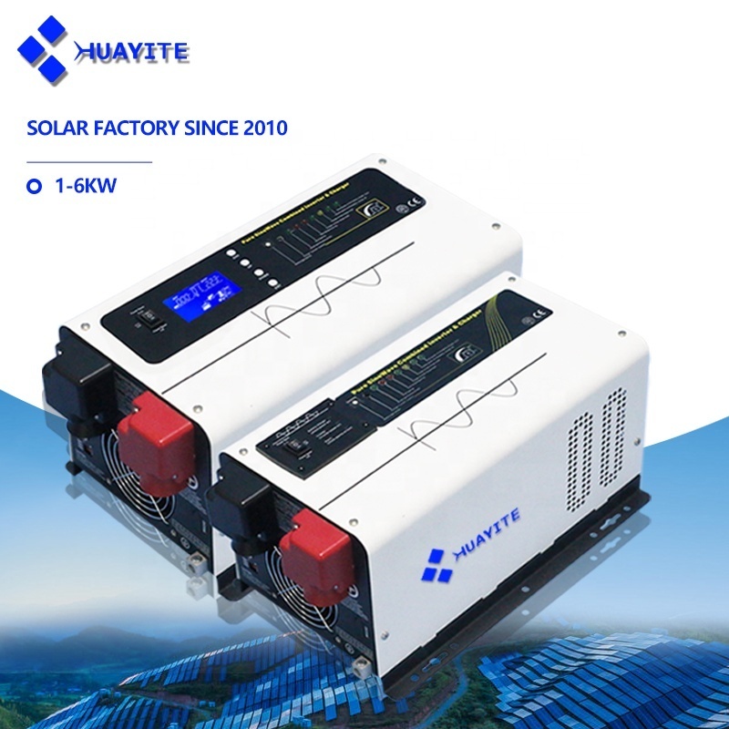 Low Frequency Off-grid Pure Sine Wave Solar 1000W1500W 2000W 3000W 4000W 5000W 6000W Inverter Power Inverter with Solar Charger