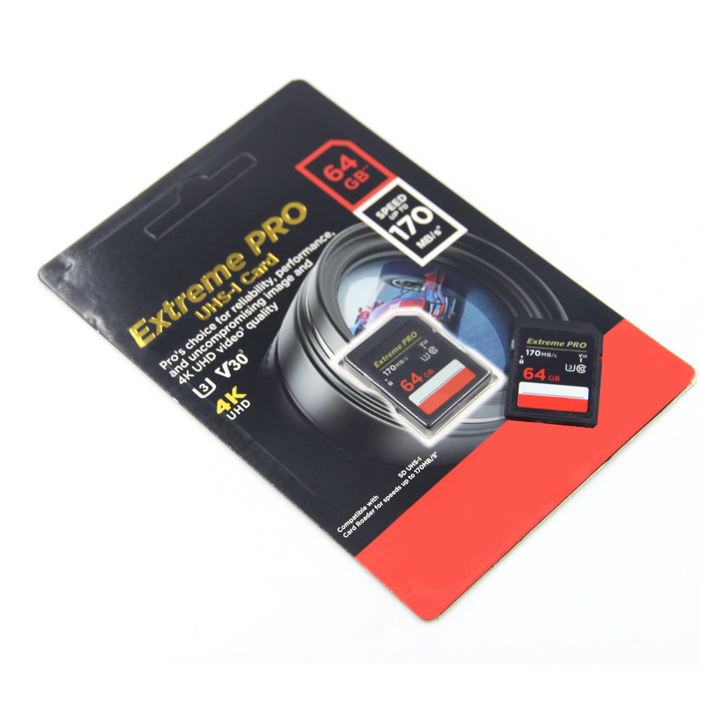 New Hot Sale 8GB 16GB 32GB 64GB 128GB 256GB SD Card U3 Memory Card SD Card High Compatibility