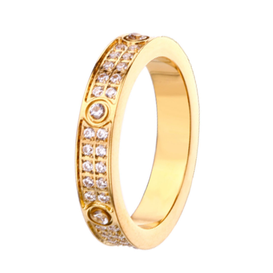 ring women fashion Stainless Steel Jewelry gold womens Ring