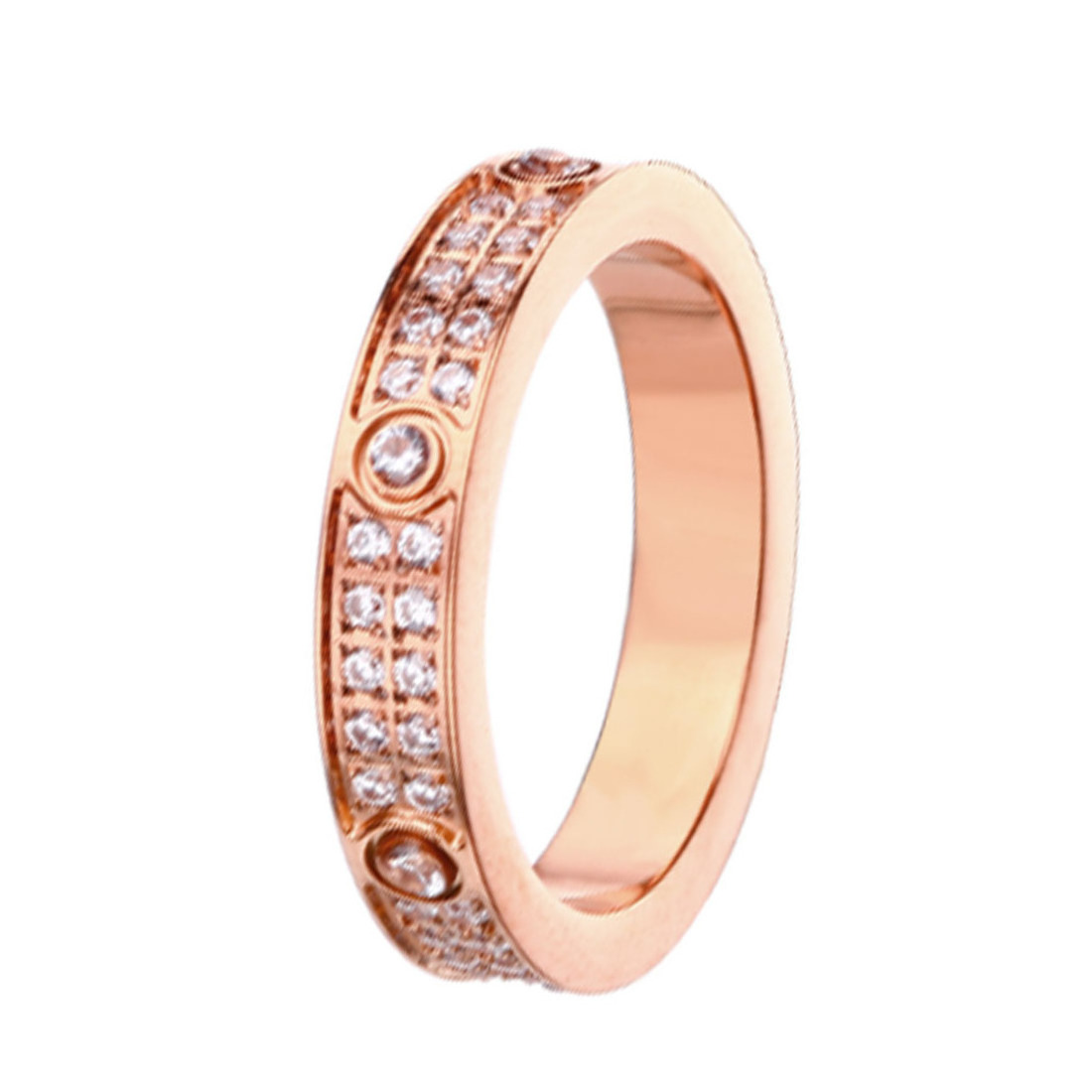 ring women fashion Stainless Steel Jewelry gold womens Ring