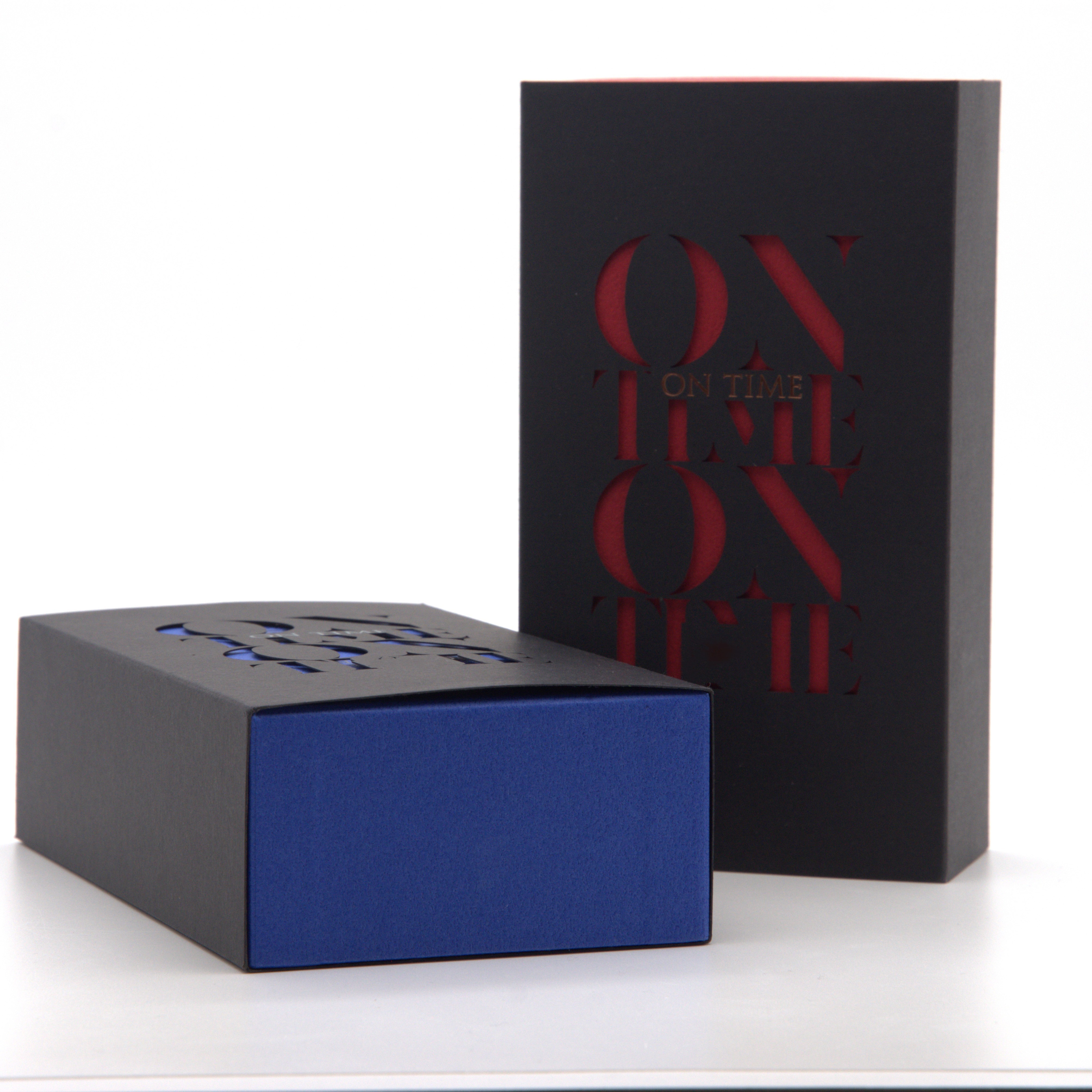 Custom high end luxury perfume box two piece lid and base gift box with foam for perfume