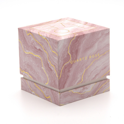 Luxury Custom Design Rigid Cardboard Pink Cosmetic Perfume Gift Packaging Box