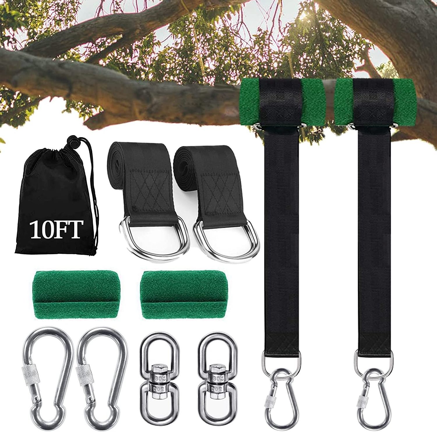 HH Wholesale Custom Hanging Kids Adult Children Indoor Garden Outdoor Tree Straps