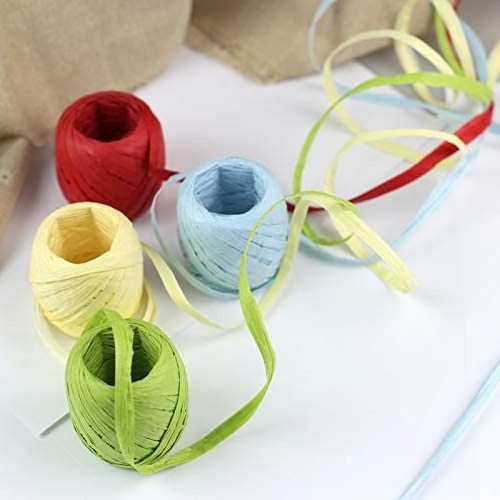 Wholesale craft paper twisted twine rope paper raffia yarn for crochet handbags