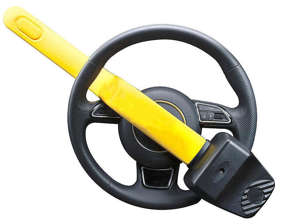 Steering Wheel Lock for Cars Heavy Duty Anti-Theft Steering Wheel Protection with Keys