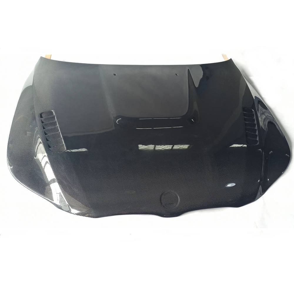 Automobile Modification Parts Real Carbon Fiber Engine Bonnet For BMW 5 Series E60 2003-2010 Engine Hood Car Cover