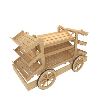 Wholesale candy store equipment wooden candy display racks