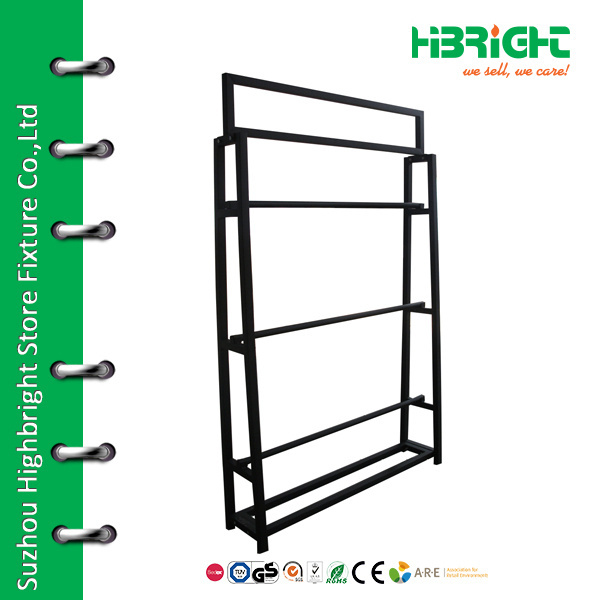 floor standing hanging rug display metal rack for sale