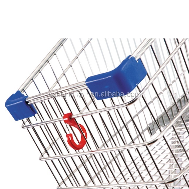 trolley accessories plastic bag hook for supermarket shopping cart