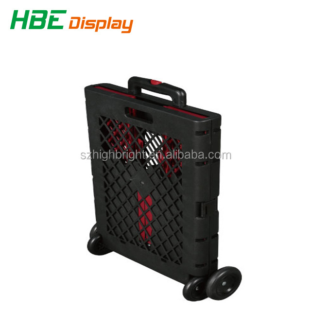 collapsible easy box shopping trolley