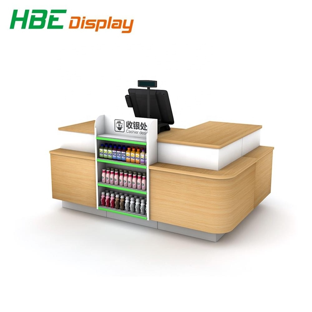 Luxury supermarket checkout convenience maternal and child store corner checkout counter