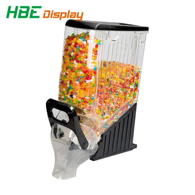 Supermarket Storage Acrylic Gravity Bulk Dry Food Dispenser