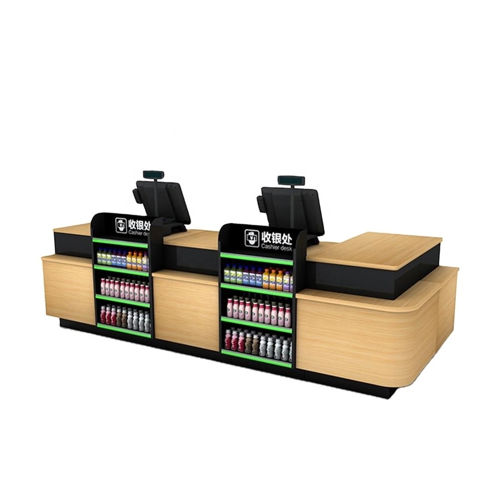 Luxury supermarket checkout convenience maternal and child store corner checkout counter