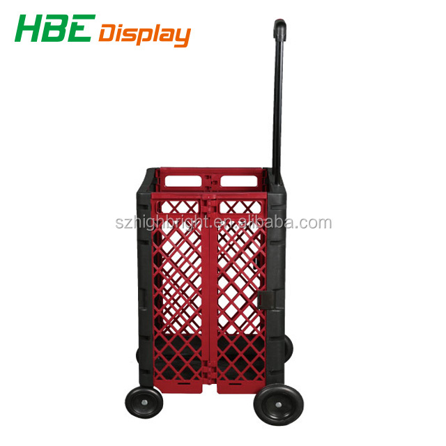 collapsible easy box shopping trolley