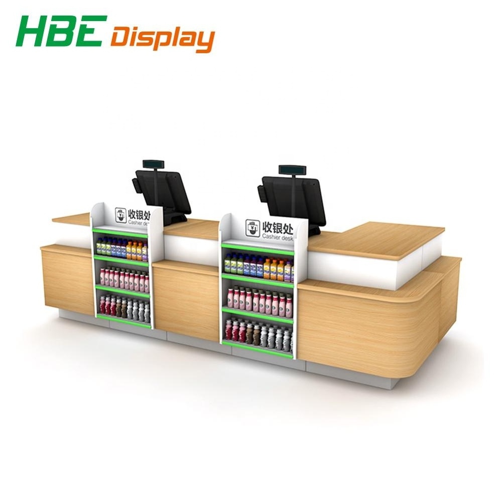 Luxury supermarket checkout convenience maternal and child store corner checkout counter