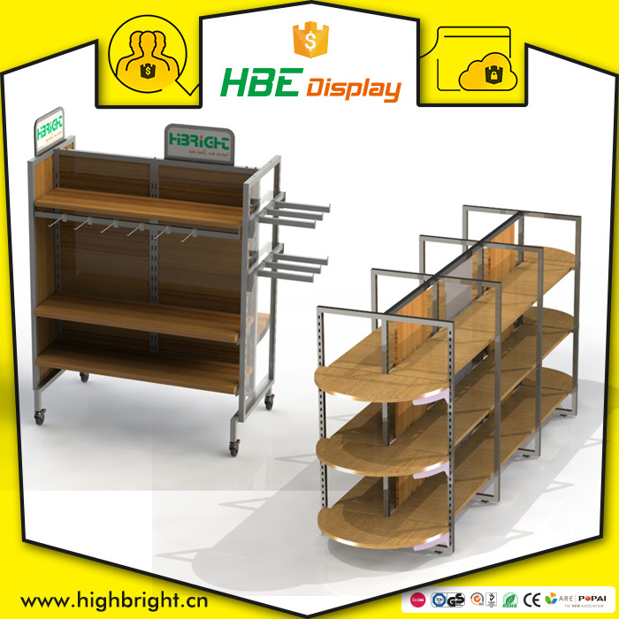 grocery store shopping mall design retail shop metal display rack