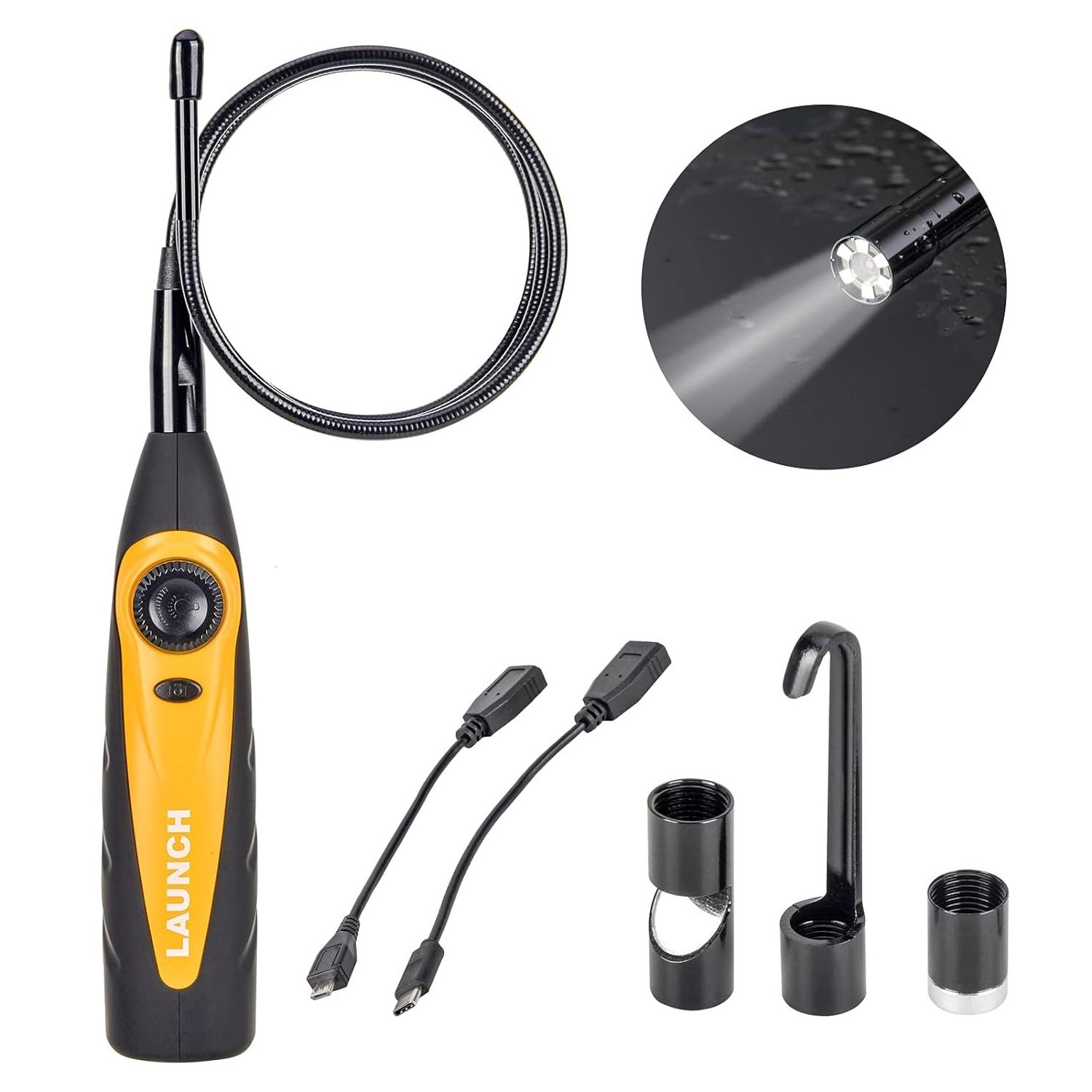 Launch VSP600 VSP-600 Engine Analyzer Inspection Camera Videoscope Borescope 7mm USB Inspecting/Capturing Images Hard-to-Reach