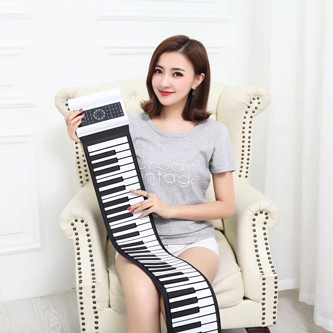 Hand Roll Up Piano 88 Key Roll Up Kids Toys Musical keyboard Instruments