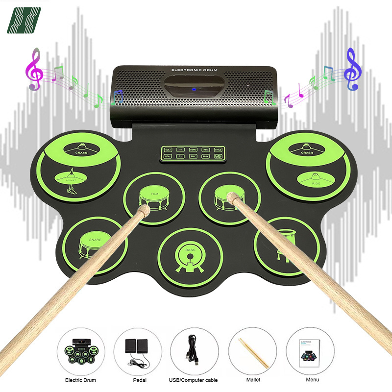 Hot selling electric roll up drum usb roll up drum kit driver