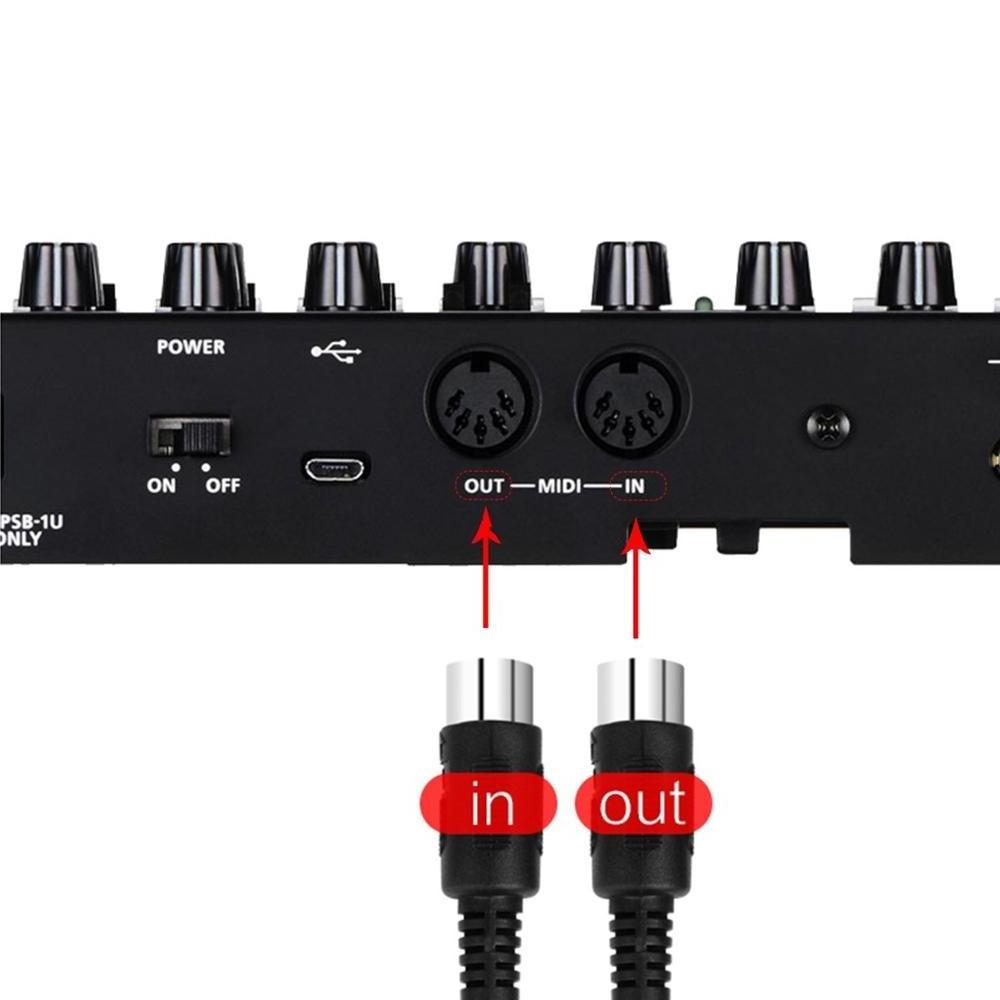 Hifing Midi 5-pin Din Cable MIDI A USB IN-OUT Interface Converter For Music Keyboard To Pc Mac Lap