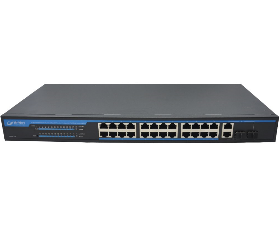 Ethernet Switch 24 Ports 10/100M  fast managed Network Switch.