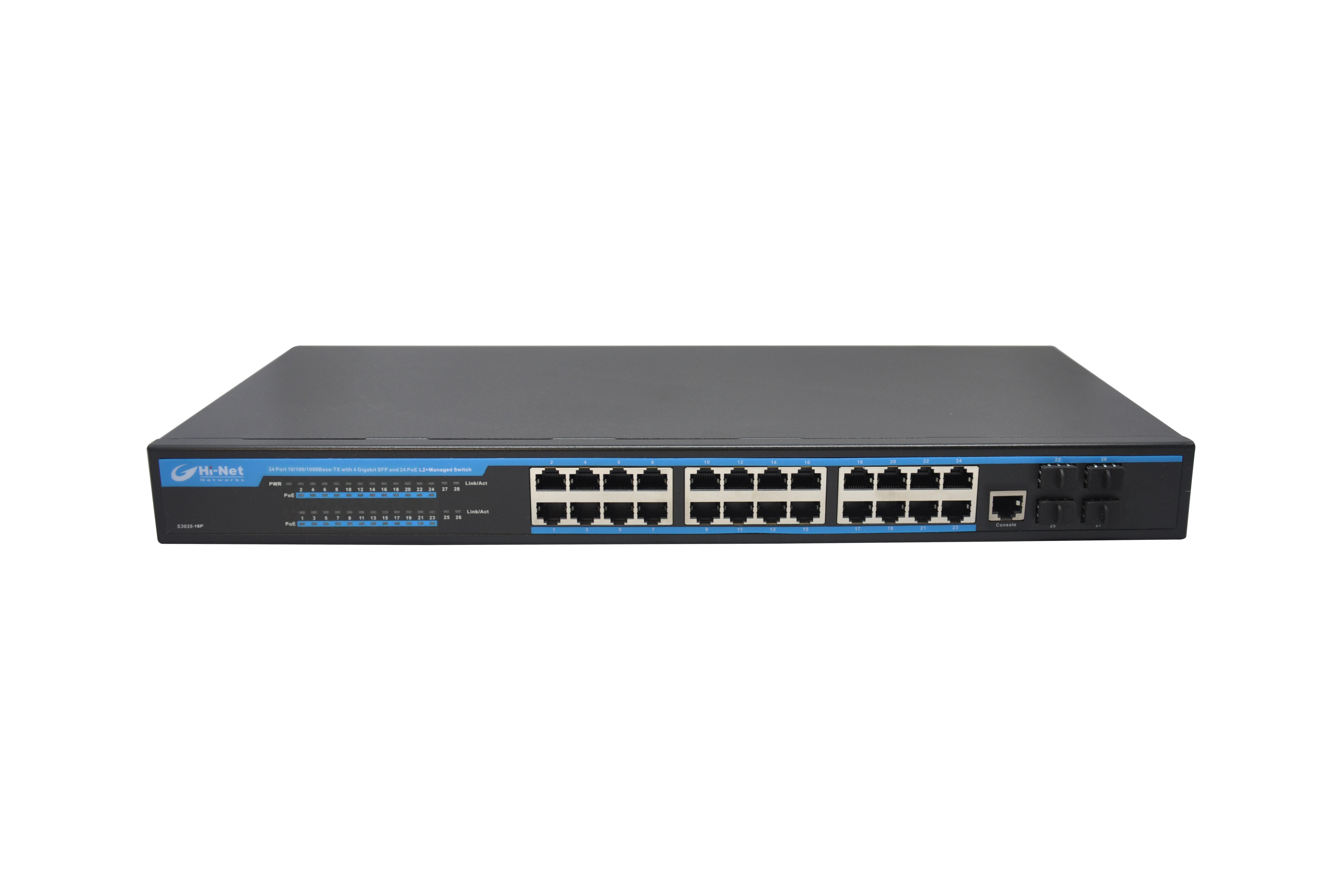 Realtek Solution 270W 16port gigabit unmanaged poe switch with 2 SFP ports