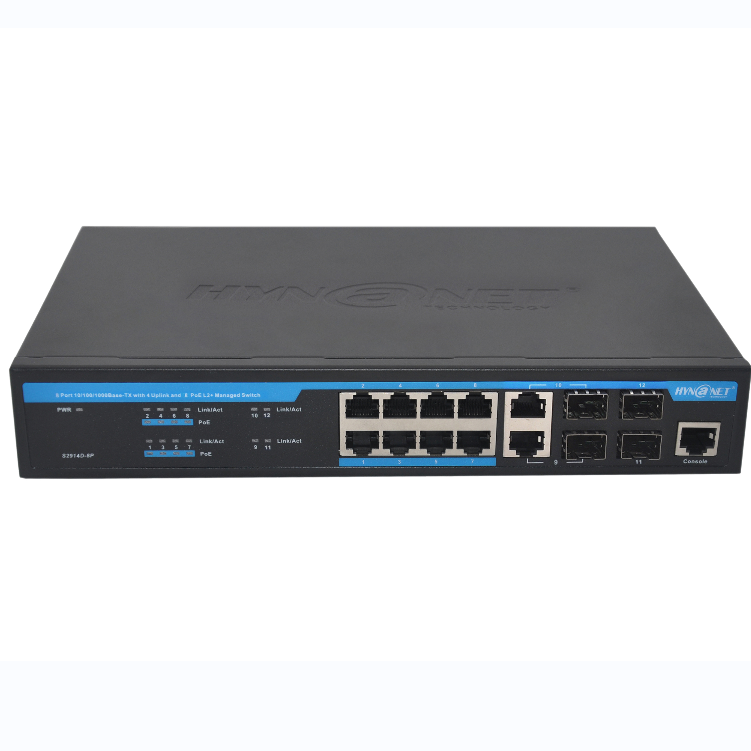 Lay3 managed 48 port gigabit PoE+ network switch