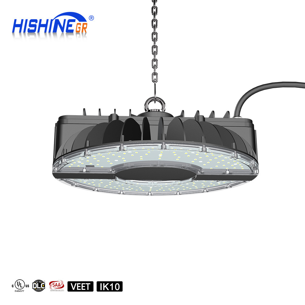 Newest Ufo Led High Bay Light For Ceiling Workshop Warehouse Garage Shop Industry Badminton Court Gymnasium Blasting Room Price