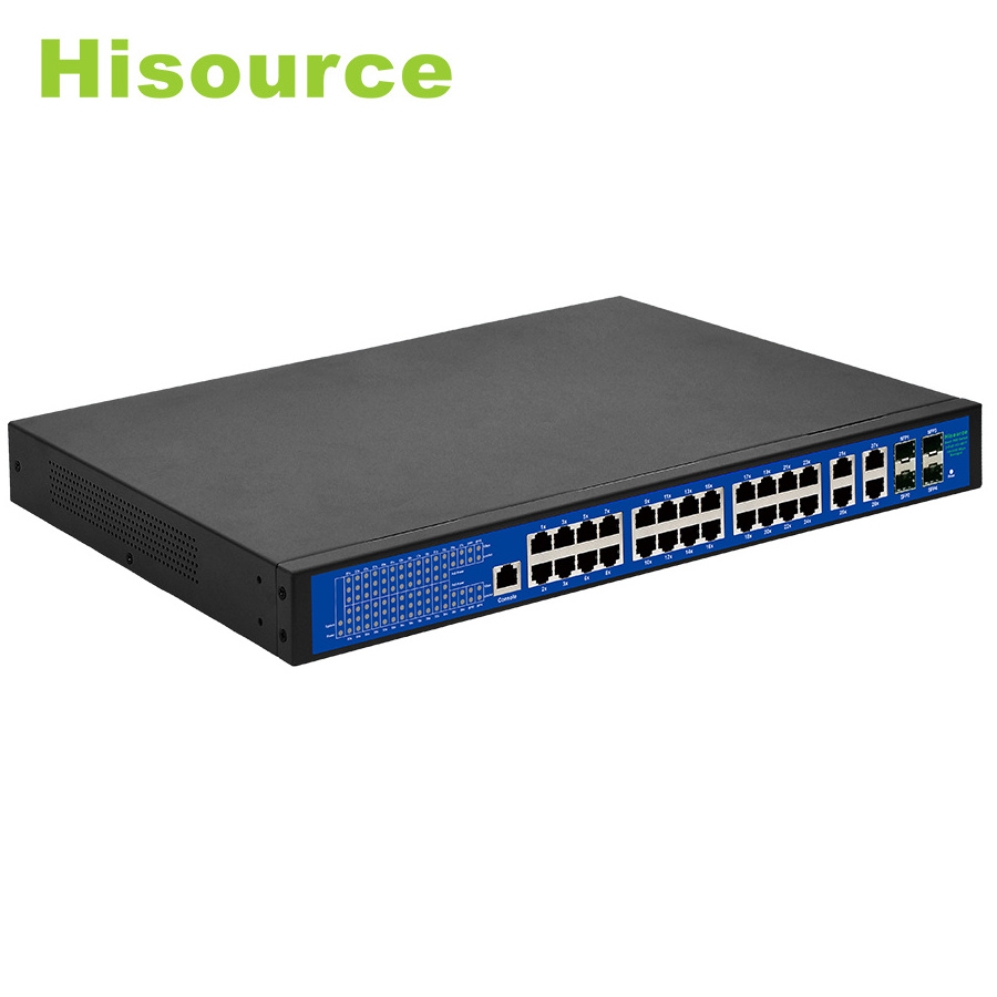 HOT SALE Managed POE SWITCH 24 Ports POE 100/1000Mbps 400W GIGABIT CCTV Camera Wireless AP