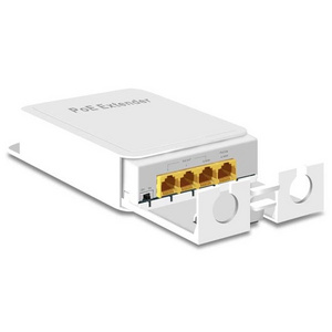 4-ports 1000Mbps Waterproof POE Extender 1 IN 3 OUT 10/100Mbps for POE Switch NVR IP Camera