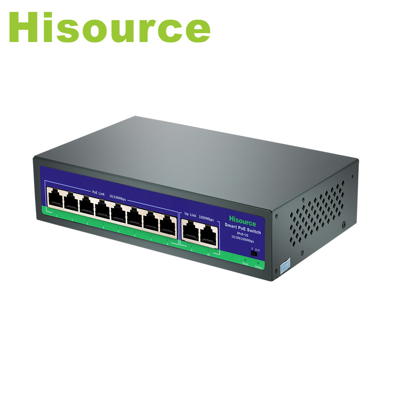 New model active Poe Switch 4/8/12/24/32 Ports, Ethernet Switch 100m/1000m Protocol IEEE802.3af/at