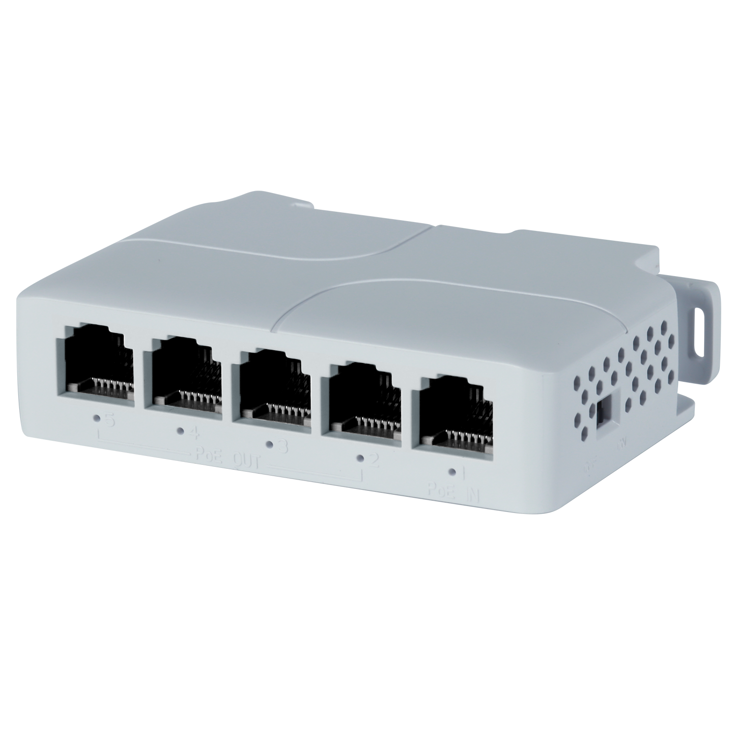 Hot Selling Active 5 port IEEE802.3af at bt POE Extender Mini Ethernet POE Switch for Indoor use